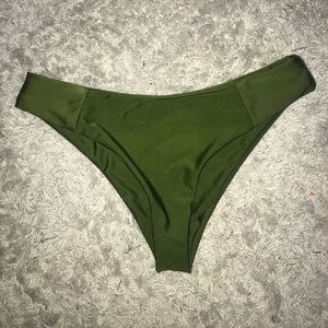 Olive Green Bikini Bottoms